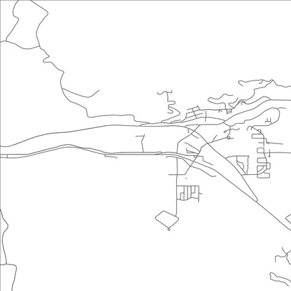 ROAD MAP OF BASALT, COLORADO BY MAPBAKES