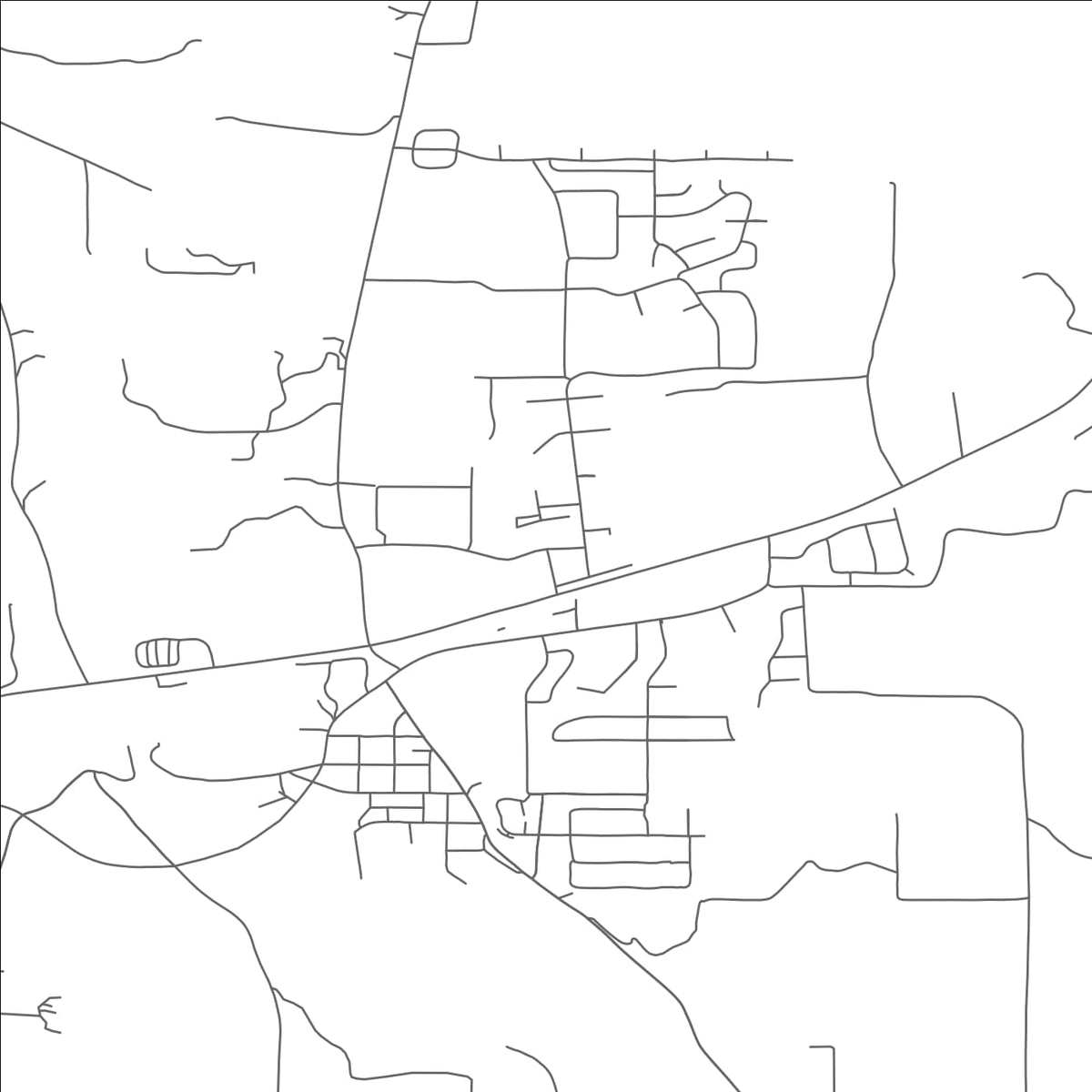 ROAD MAP OF BAYFIELD, COLORADO BY MAPBAKES