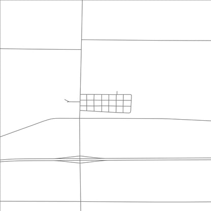ROAD MAP OF BETHUNE, COLORADO BY MAPBAKES