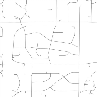 ROAD MAP OF BLACK FOREST, COLORADO BY MAPBAKES