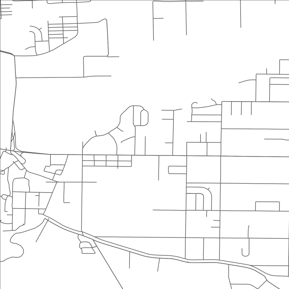 ROAD MAP OF BLENDE, COLORADO BY MAPBAKES