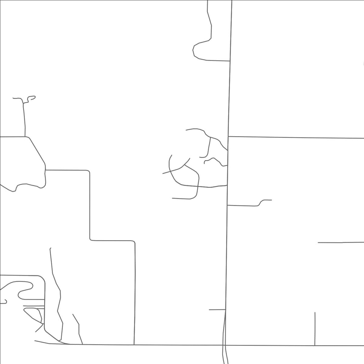 ROAD MAP OF BLUE SKY, COLORADO BY MAPBAKES