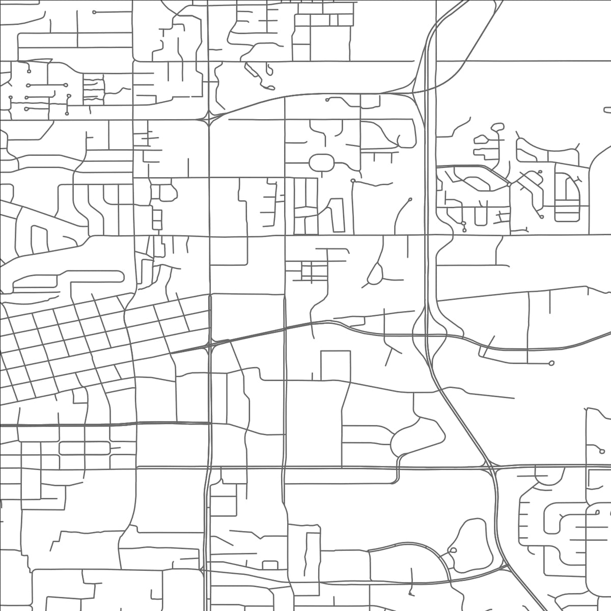 ROAD MAP OF BOULDER, COLORADO BY MAPBAKES