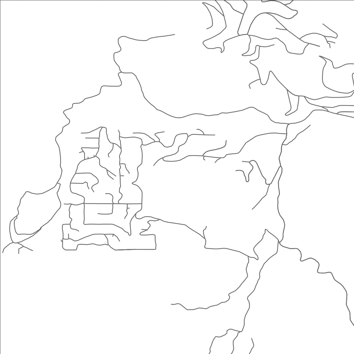 ROAD MAP OF BROOK FOREST, COLORADO BY MAPBAKES