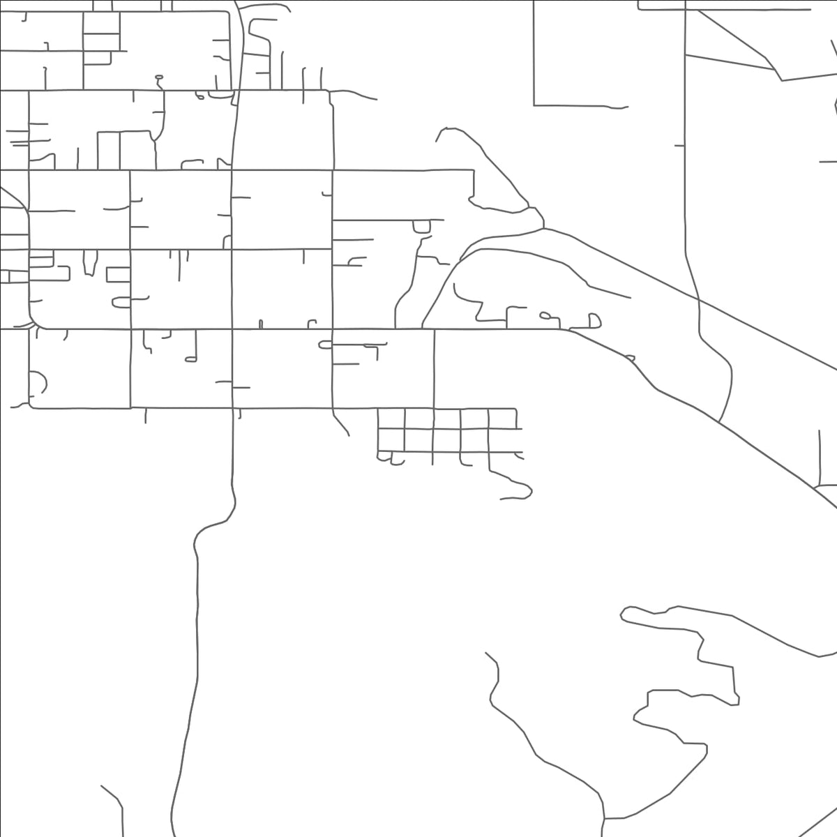 ROAD MAP OF BROOKSIDE, COLORADO BY MAPBAKES