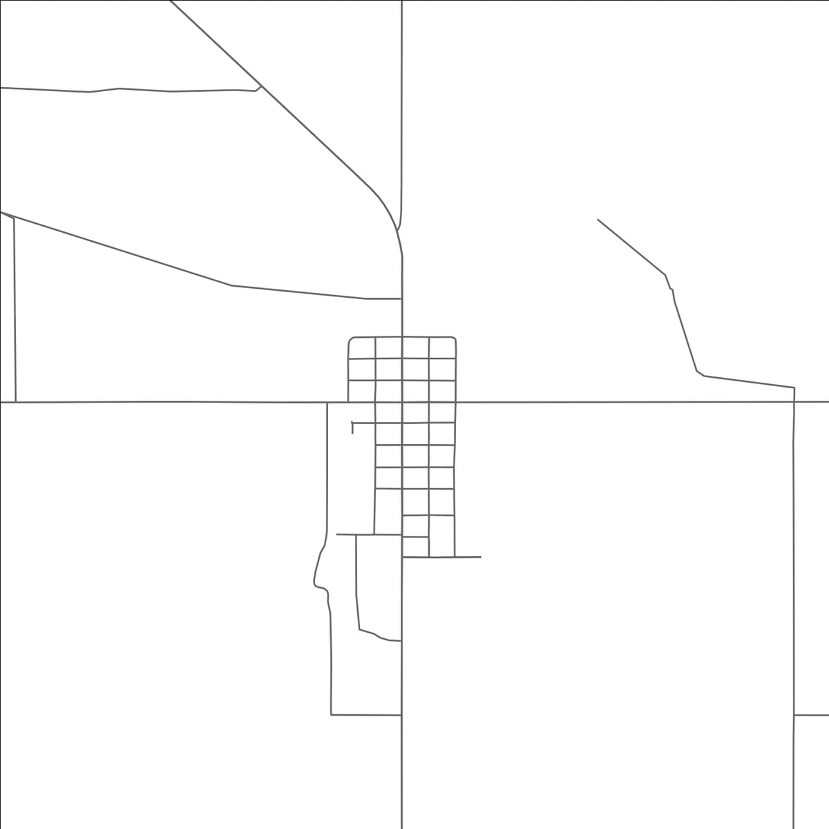 ROAD MAP OF CAMPO, COLORADO BY MAPBAKES