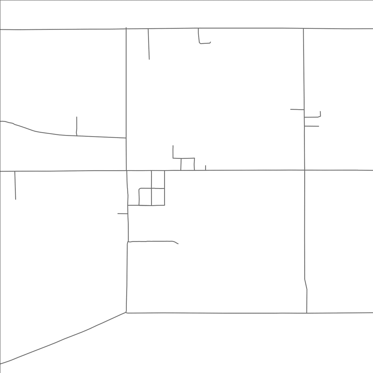 ROAD MAP OF CAPULIN, COLORADO BY MAPBAKES