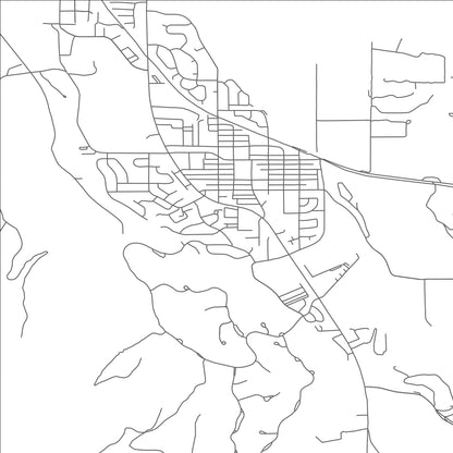 ROAD MAP OF CARBONDALE, COLORADO BY MAPBAKES