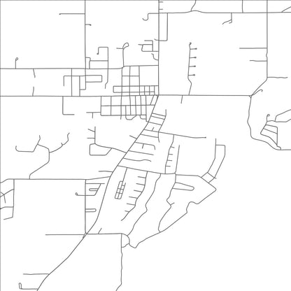 ROAD MAP OF CEDAREDGE, COLORADO BY MAPBAKES