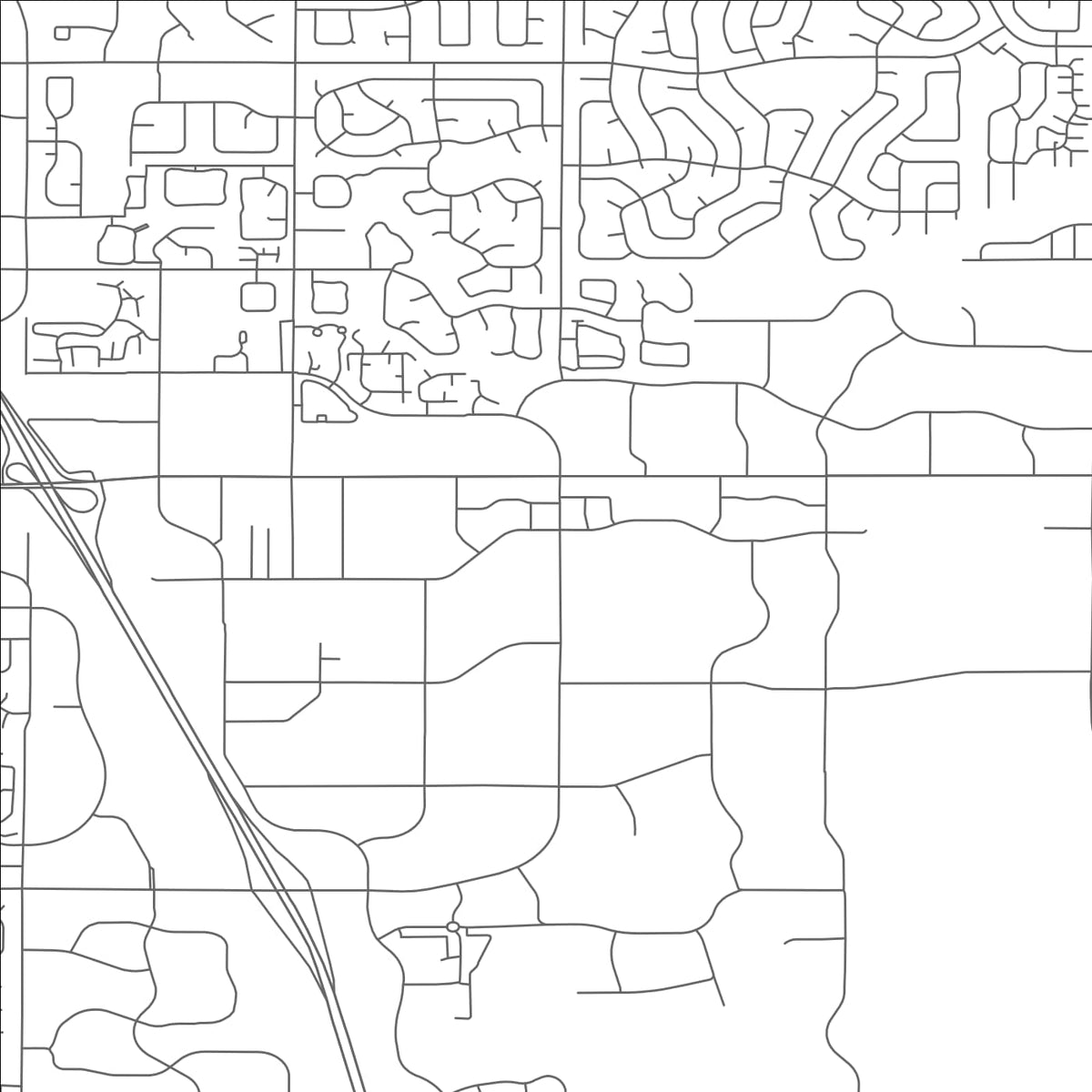 ROAD MAP OF CENTENNIAL, COLORADO BY MAPBAKES