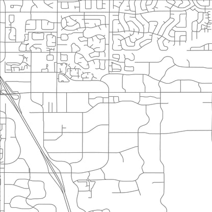 ROAD MAP OF CENTENNIAL, COLORADO BY MAPBAKES