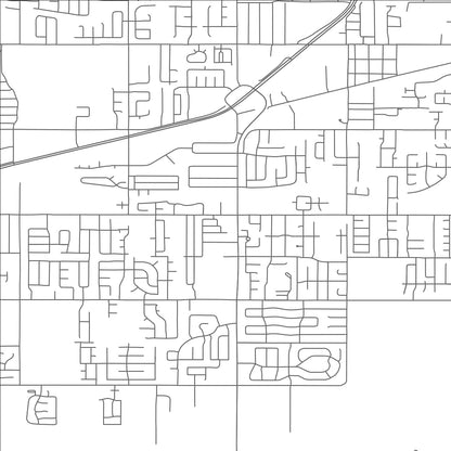 ROAD MAP OF CLIFTON, COLORADO BY MAPBAKES
