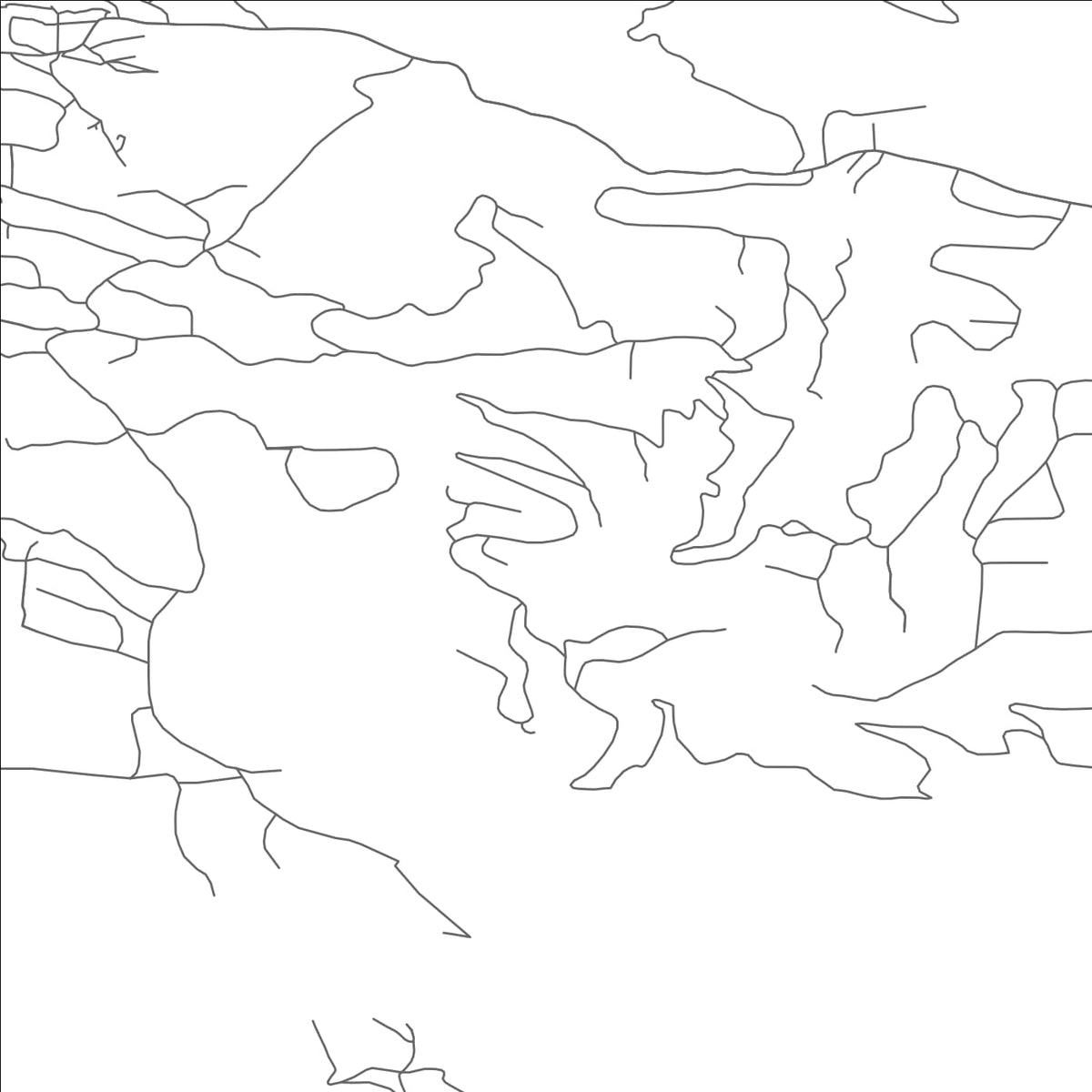 ROAD MAP OF COAL CREEK, COLORADO BY MAPBAKES