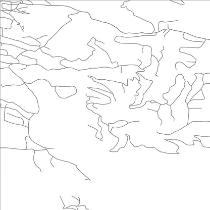 ROAD MAP OF COAL CREEK, COLORADO BY MAPBAKES