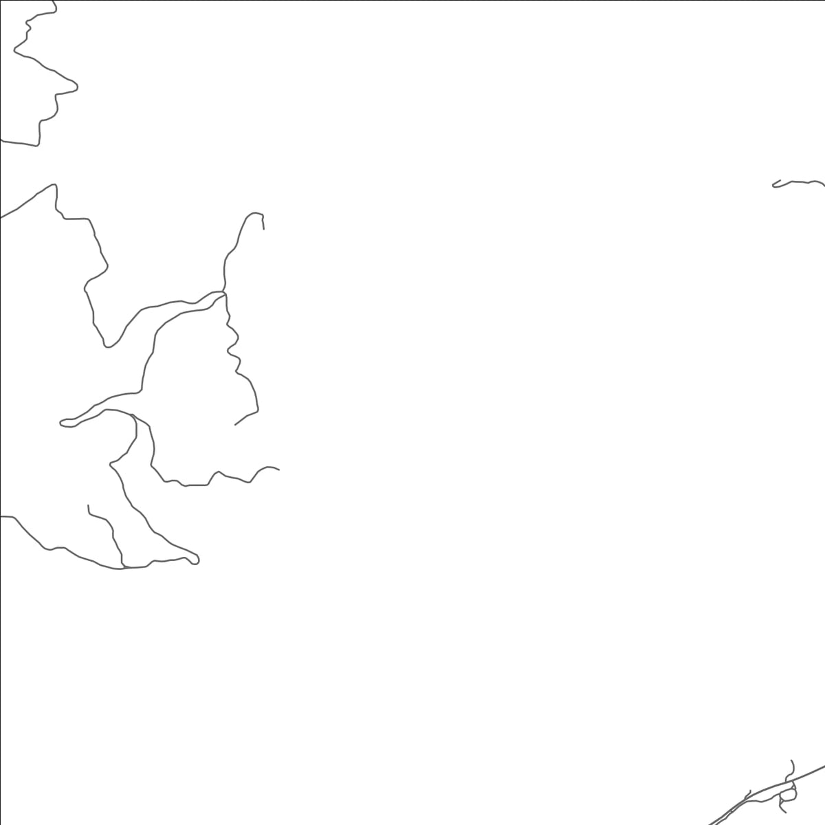 ROAD MAP OF COALDALE, COLORADO BY MAPBAKES
