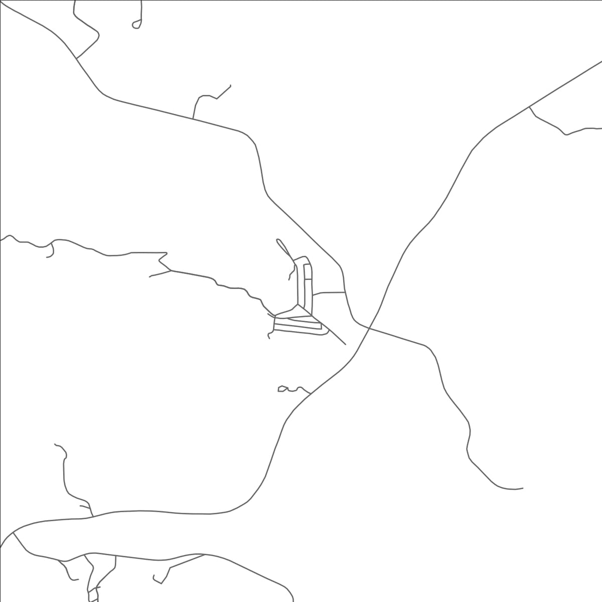 ROAD MAP OF COKEDALE, COLORADO BY MAPBAKES