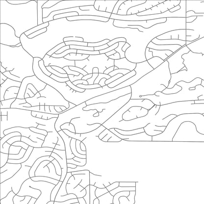 ROAD MAP OF COLORADO CITY, COLORADO BY MAPBAKES