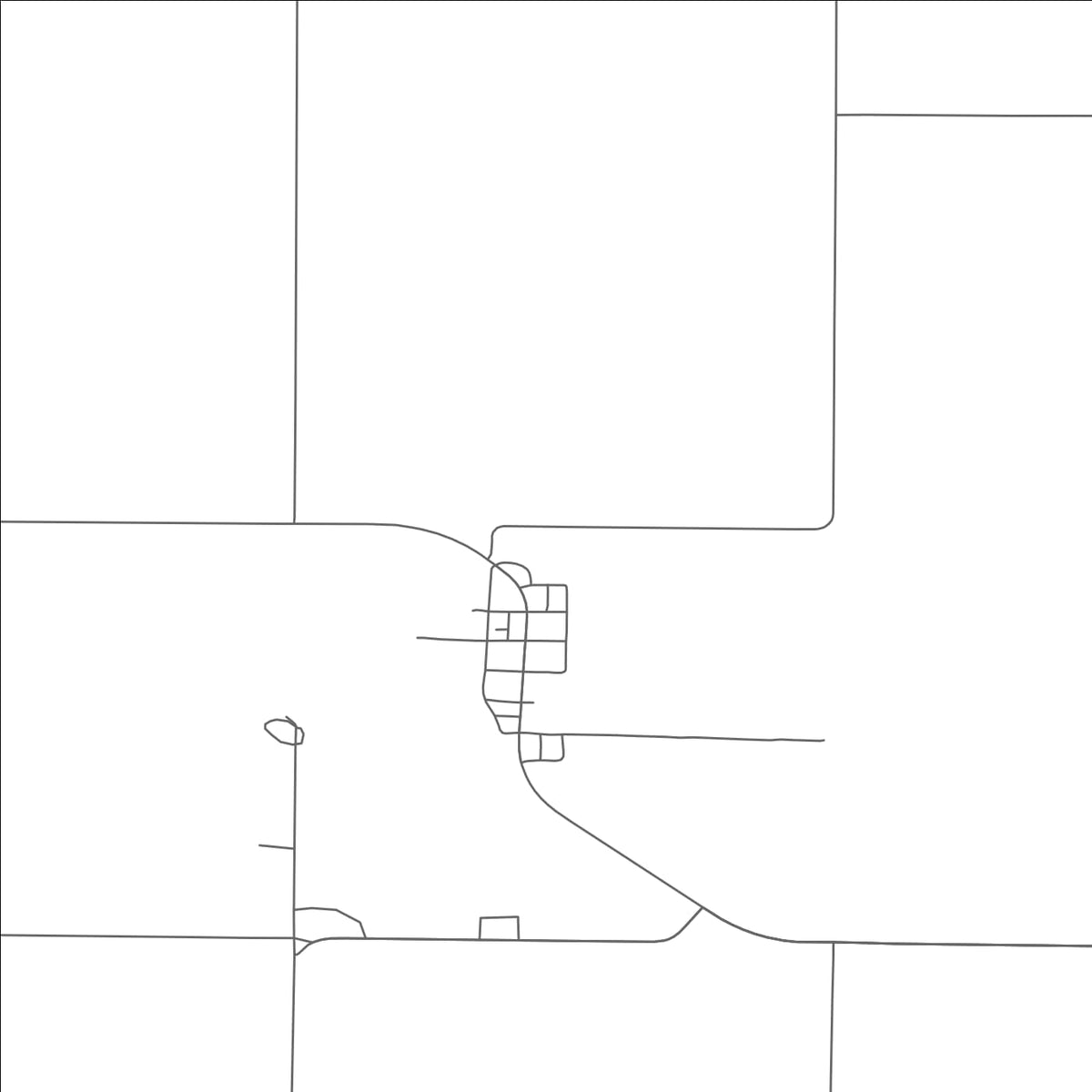 ROAD MAP OF COPE, COLORADO BY MAPBAKES