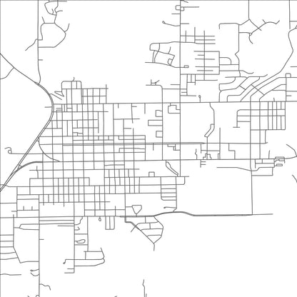 ROAD MAP OF CORTEZ, COLORADO BY MAPBAKES