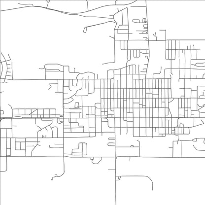 ROAD MAP OF CRAIG, COLORADO BY MAPBAKES