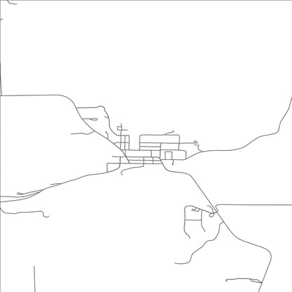 ROAD MAP OF CRAWFORD, COLORADO BY MAPBAKES