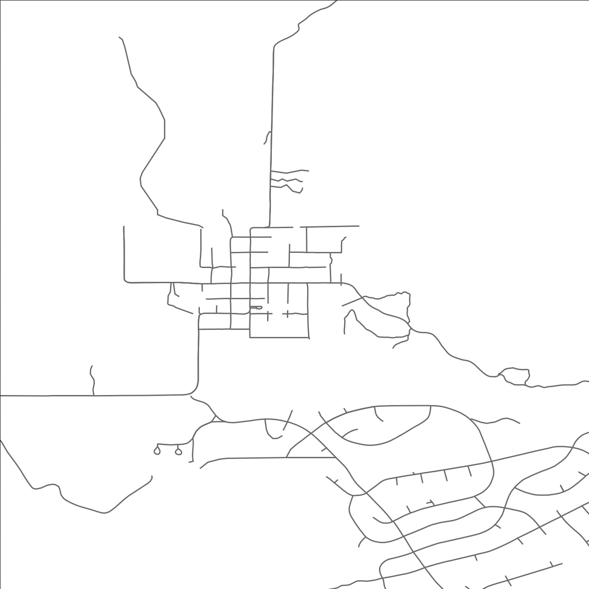 ROAD MAP OF CRESTONE, COLORADO BY MAPBAKES