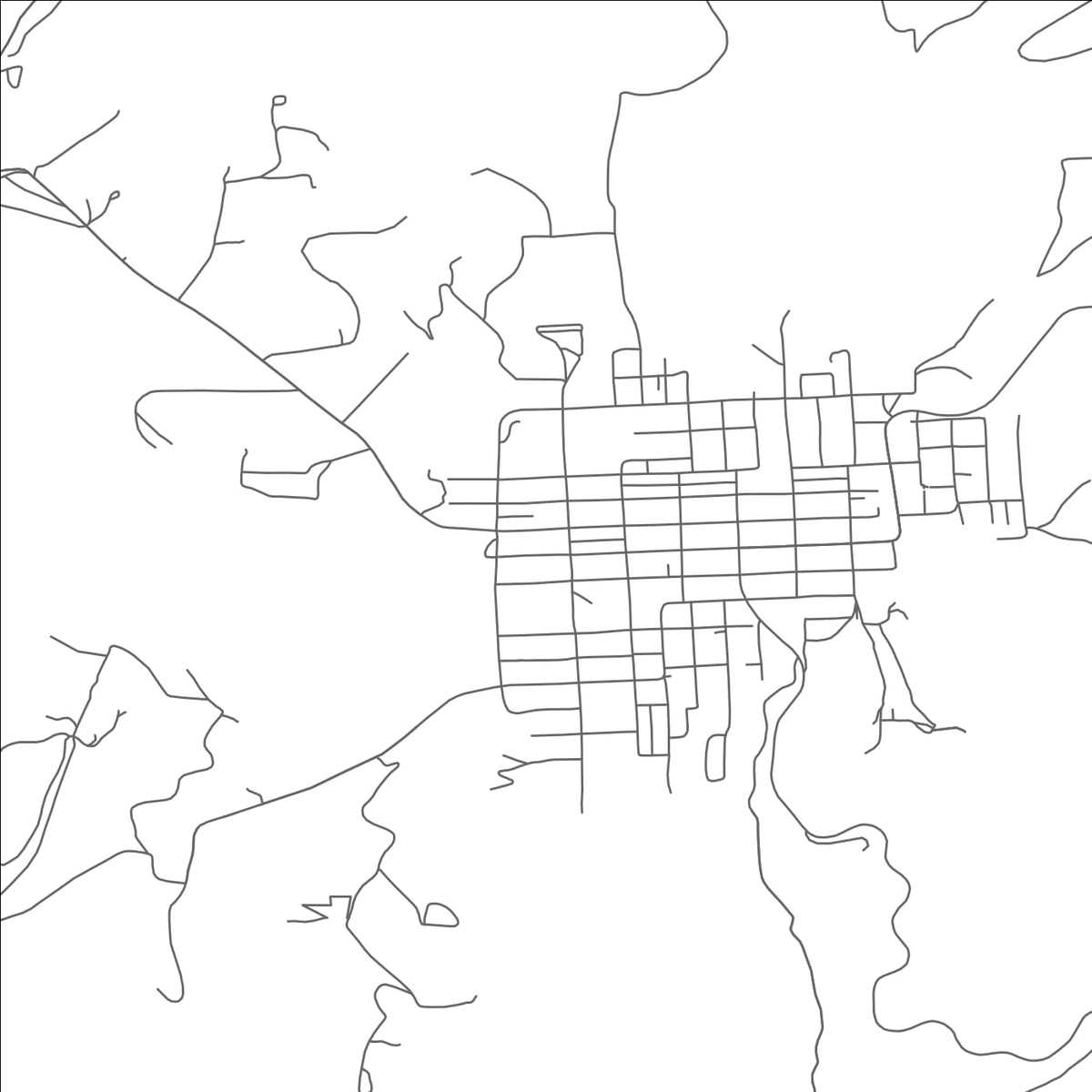 ROAD MAP OF CRIPPLE CREEK, COLORADO BY MAPBAKES