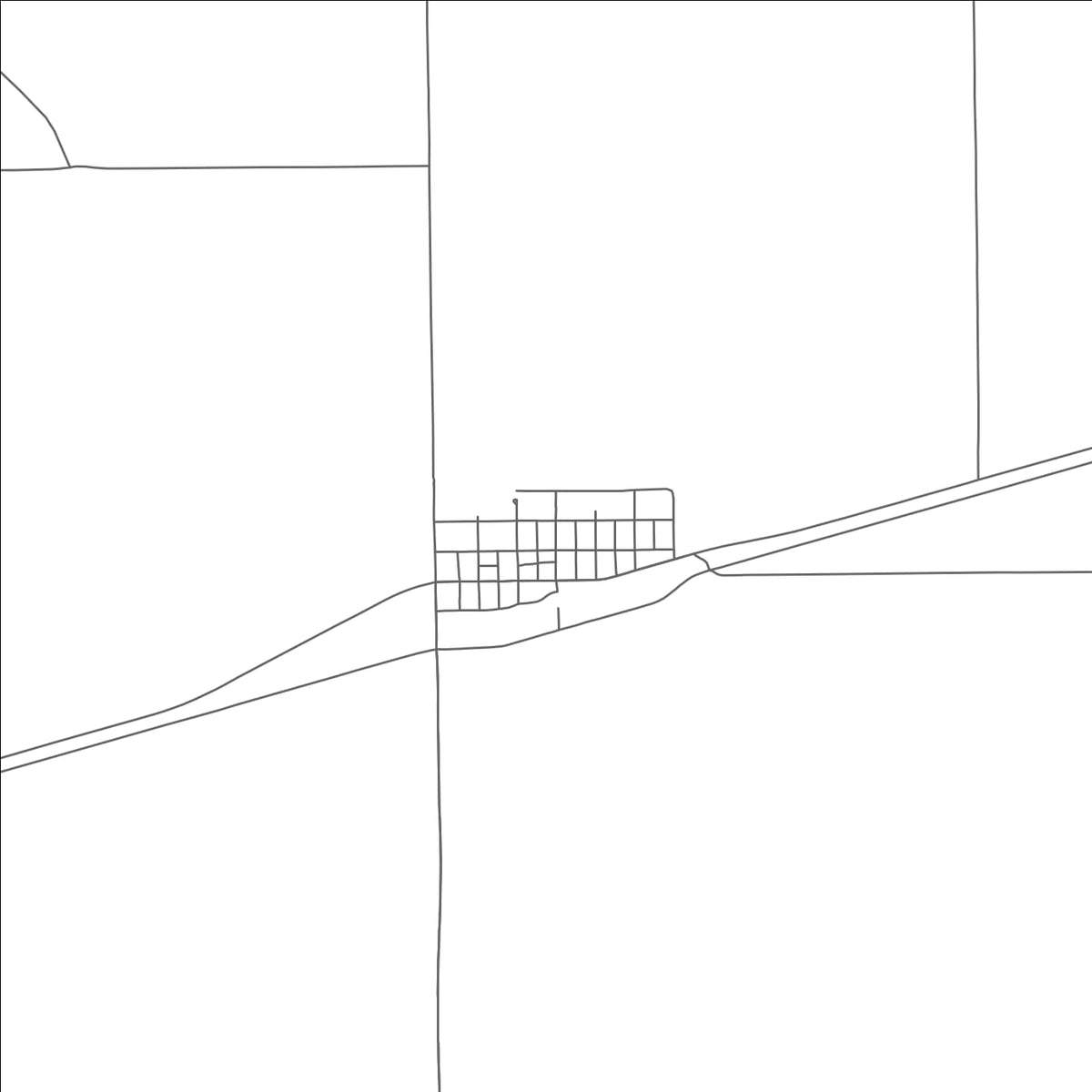 ROAD MAP OF CROOK, COLORADO BY MAPBAKES