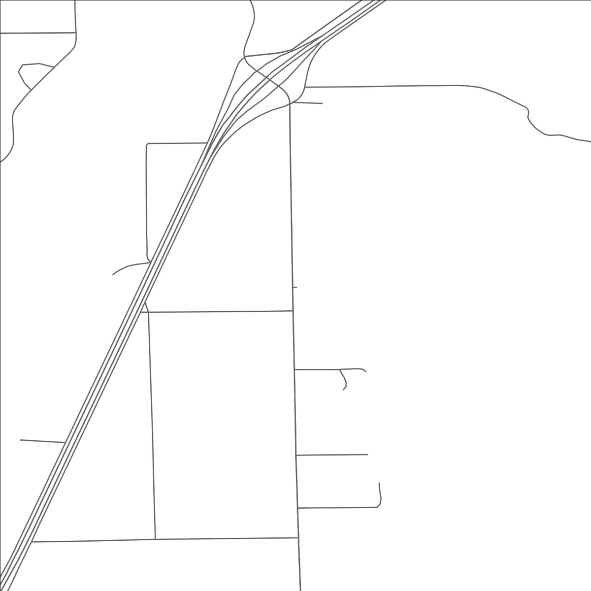 ROAD MAP OF DE BEQUE, COLORADO BY MAPBAKES