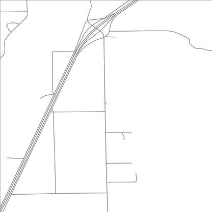 ROAD MAP OF DE BEQUE, COLORADO BY MAPBAKES