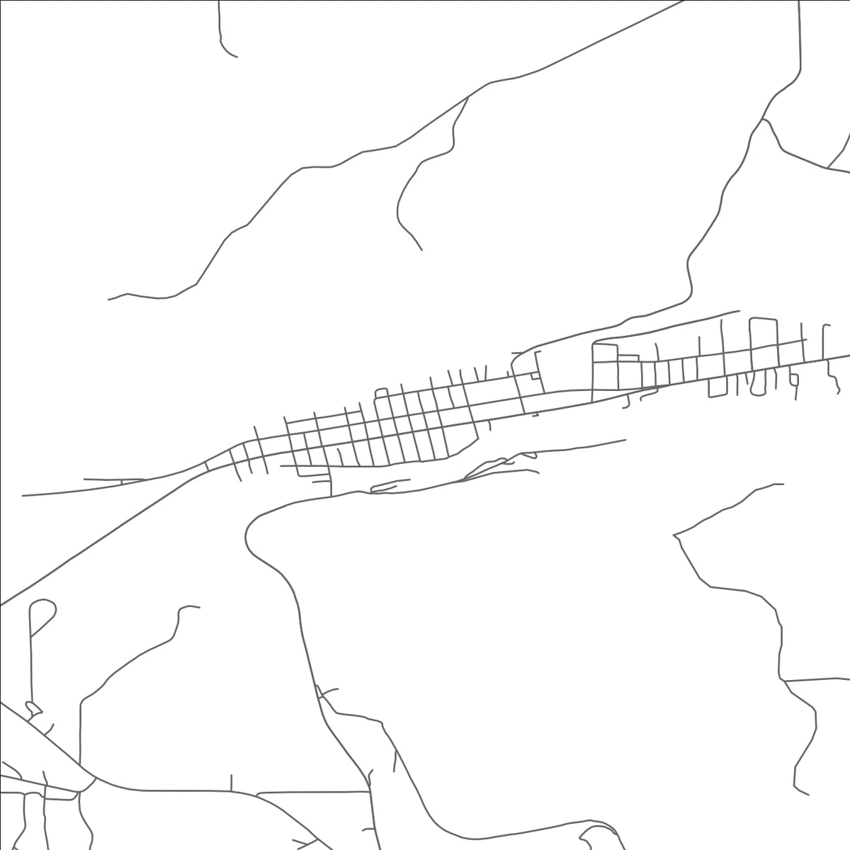 ROAD MAP OF DOLORES, COLORADO BY MAPBAKES