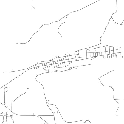 ROAD MAP OF DOLORES, COLORADO BY MAPBAKES