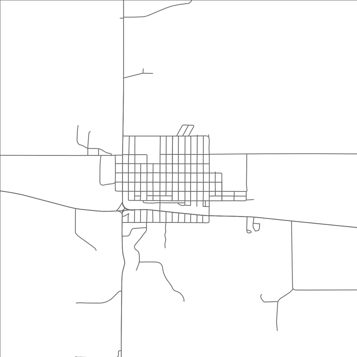 ROAD MAP OF EADS, COLORADO BY MAPBAKES