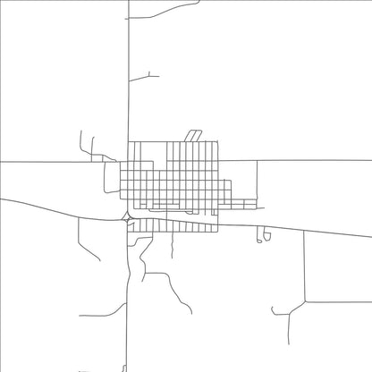 ROAD MAP OF EADS, COLORADO BY MAPBAKES