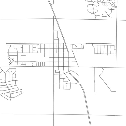 ROAD MAP OF EATON, COLORADO BY MAPBAKES