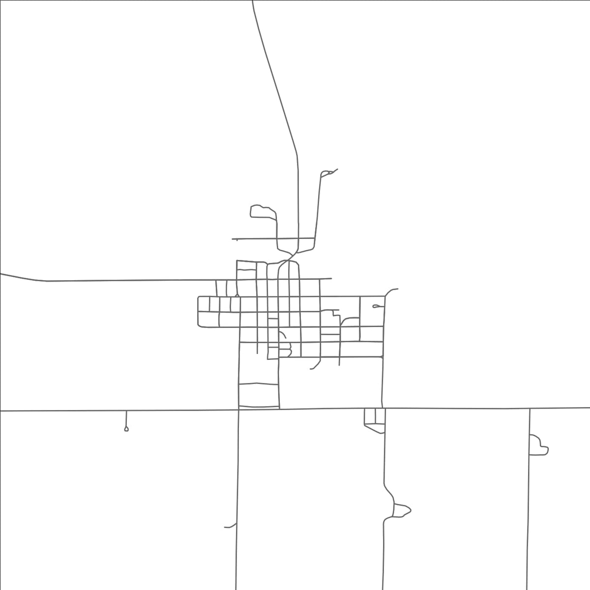 ROAD MAP OF ECKLEY, COLORADO BY MAPBAKES