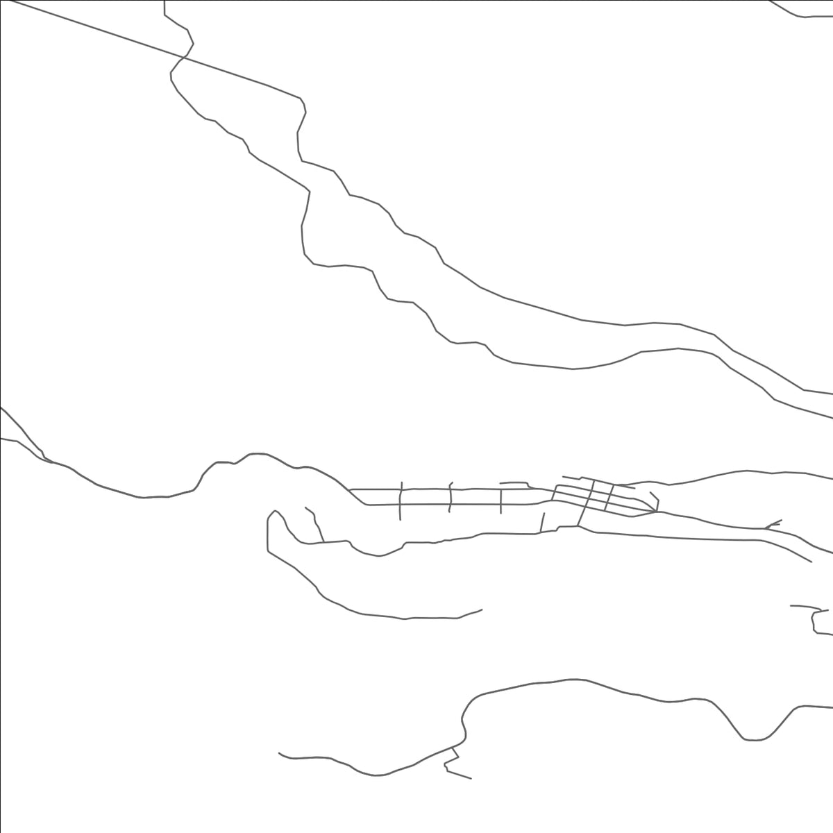 ROAD MAP OF ELDORA, COLORADO BY MAPBAKES