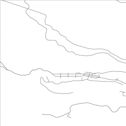 ROAD MAP OF ELDORA, COLORADO BY MAPBAKES