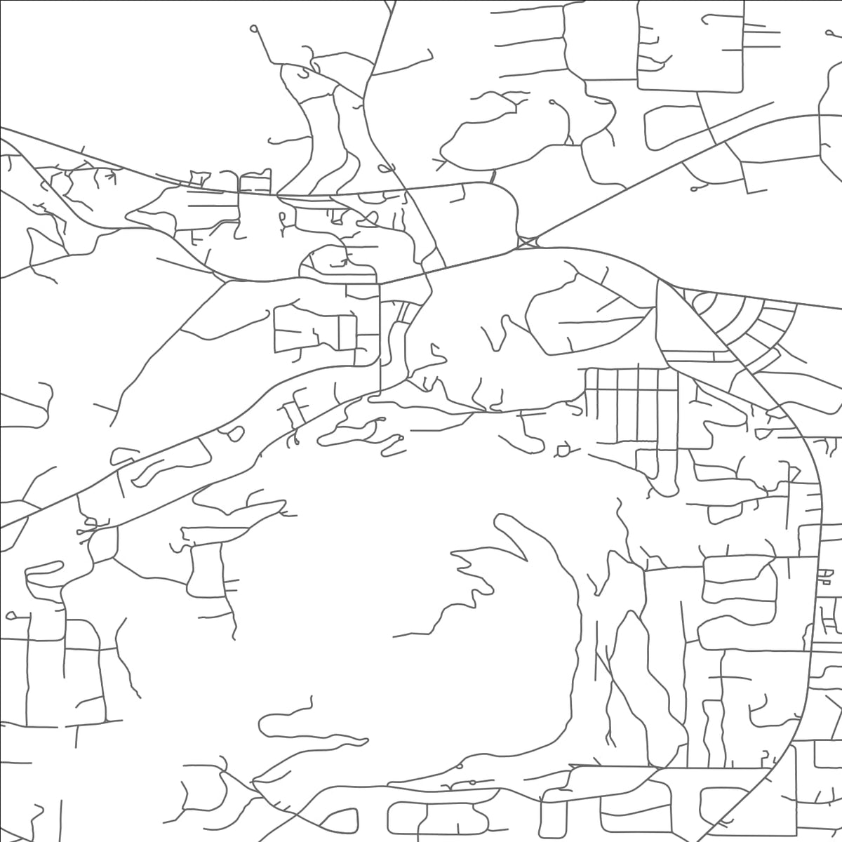 ROAD MAP OF DELTA, COLORADO BY MAPBAKES