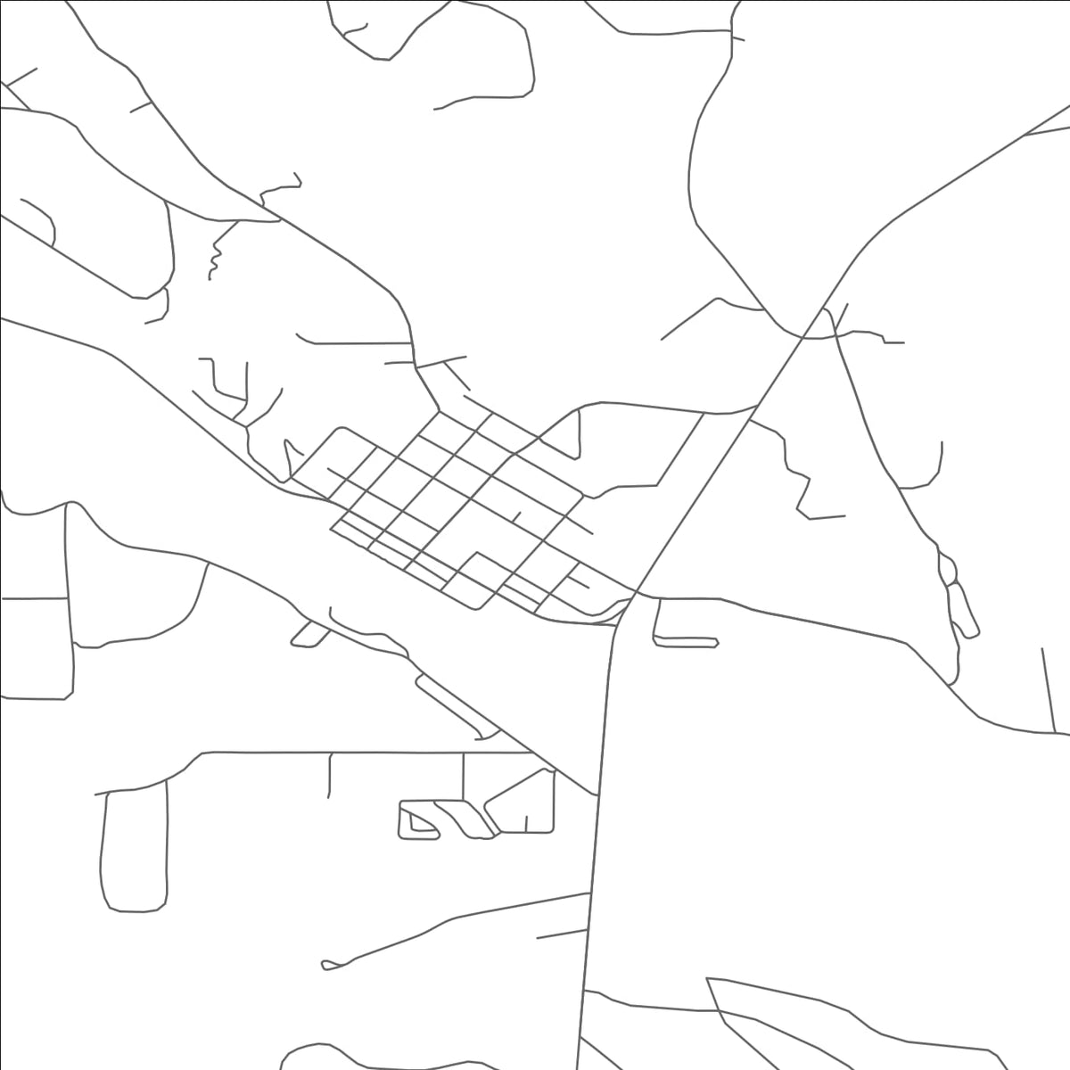 ROAD MAP OF FAIRPLAY, COLORADO BY MAPBAKES