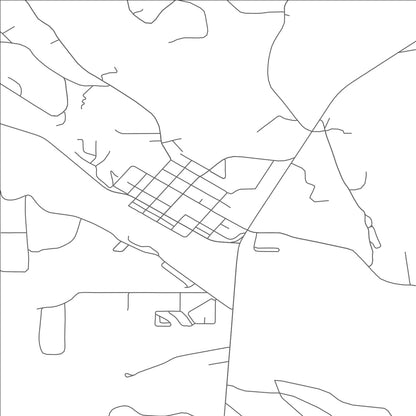 ROAD MAP OF FAIRPLAY, COLORADO BY MAPBAKES