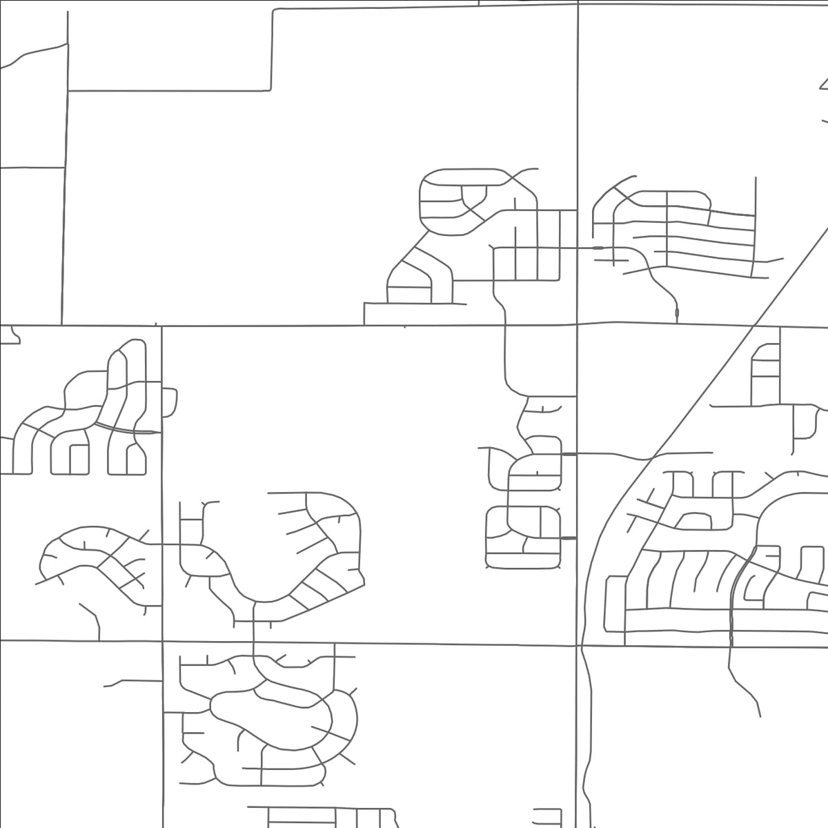 ROAD MAP OF FIRESTONE, COLORADO BY MAPBAKES