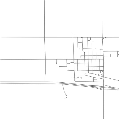 ROAD MAP OF FLAGLER, COLORADO BY MAPBAKES