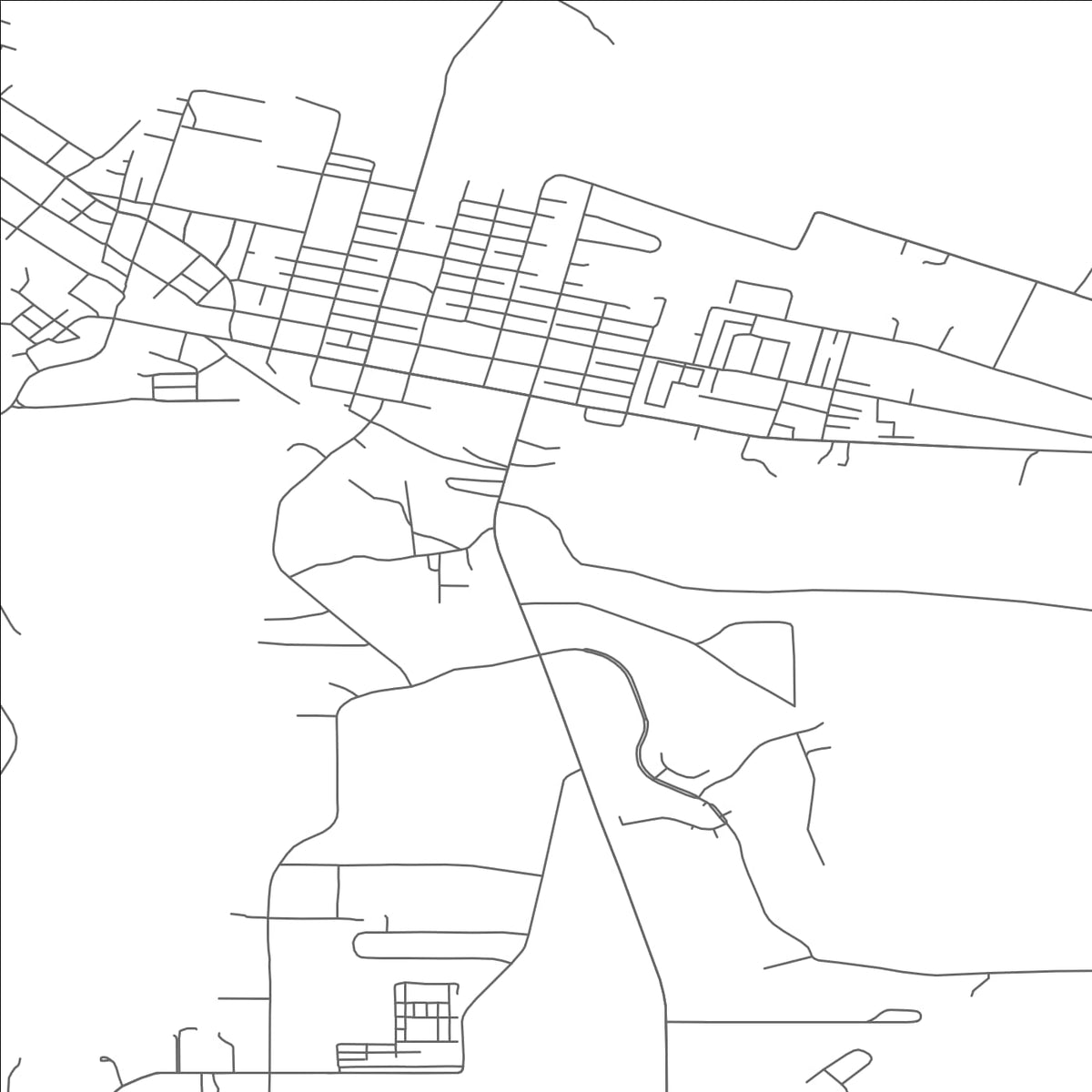 ROAD MAP OF FLORENCE, COLORADO BY MAPBAKES
