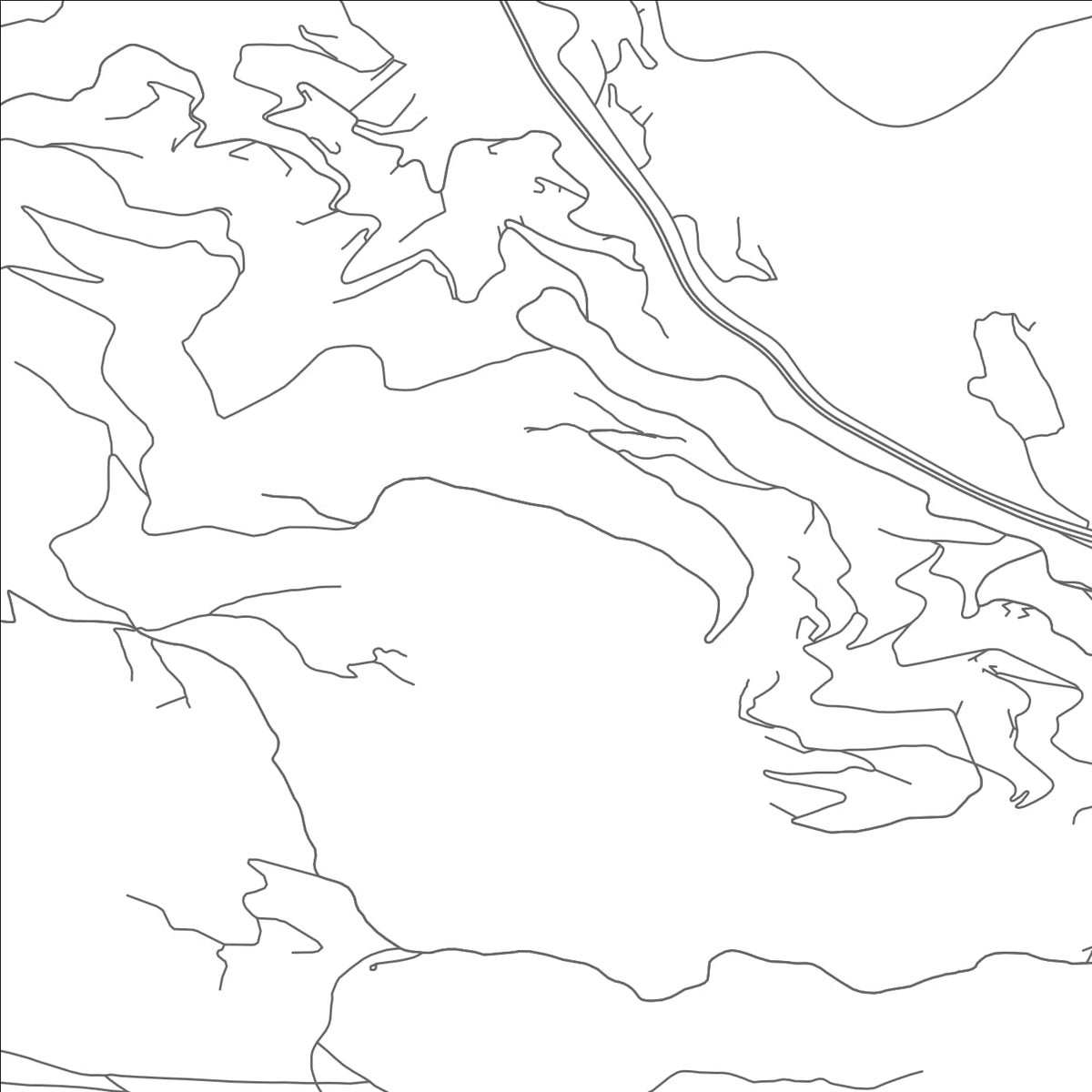 ROAD MAP OF FLOYD HILL, COLORADO BY MAPBAKES
