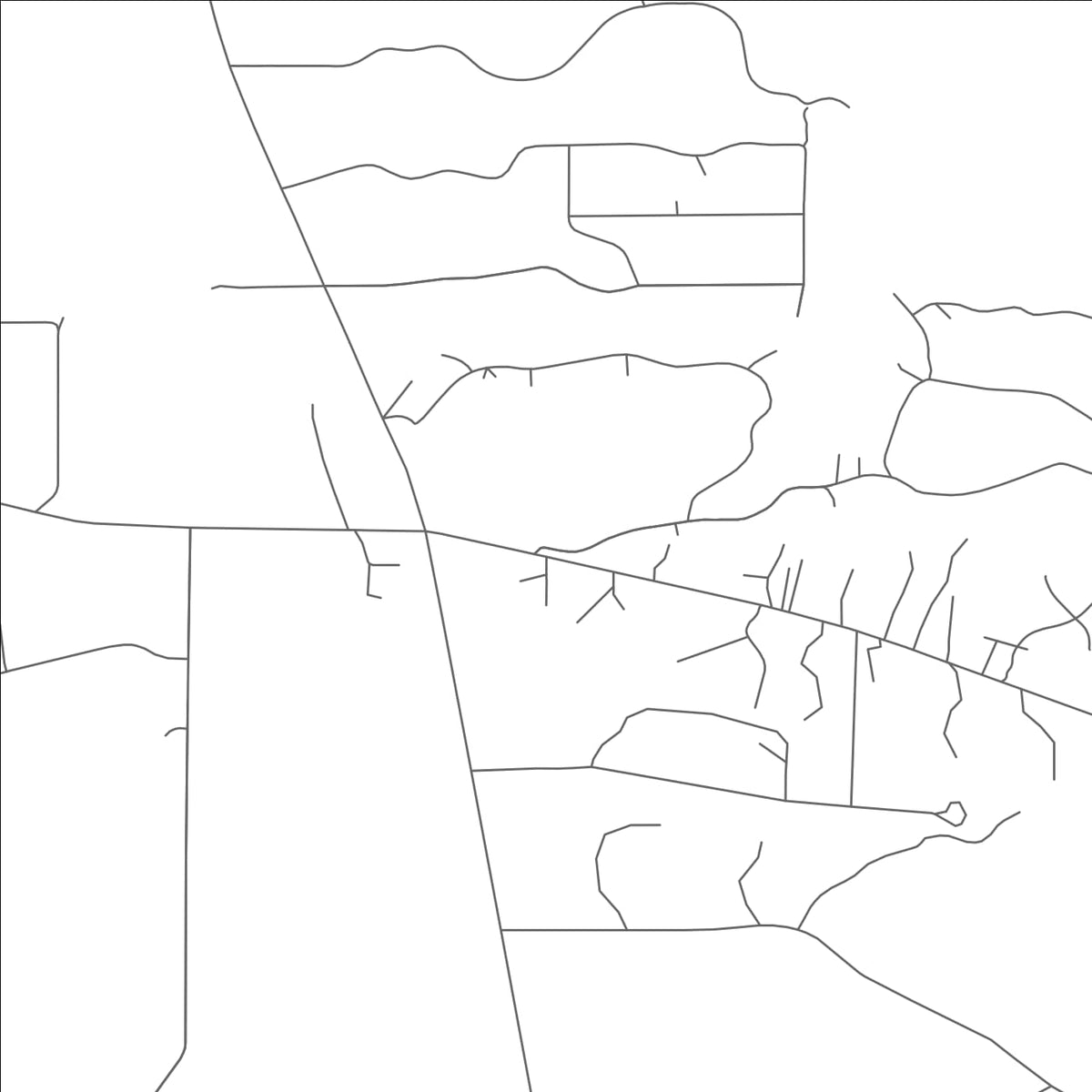 ROAD MAP OF FRANKTOWN, COLORADO BY MAPBAKES