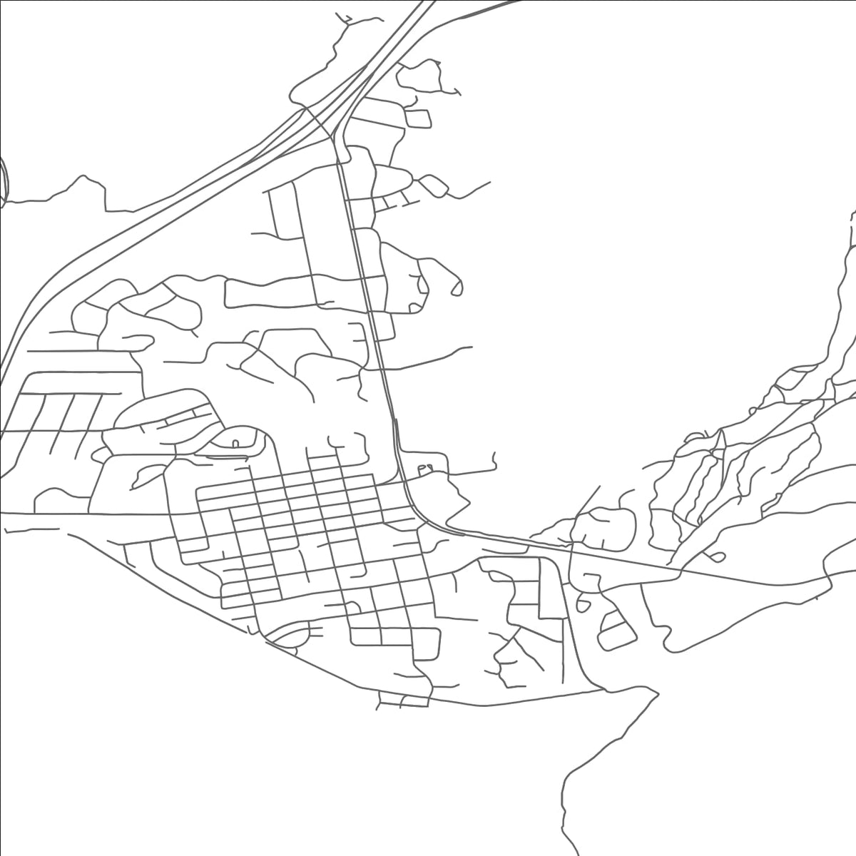 ROAD MAP OF FRISCO, COLORADO BY MAPBAKES