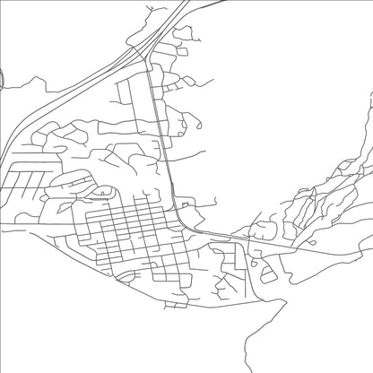 ROAD MAP OF FRISCO, COLORADO BY MAPBAKES