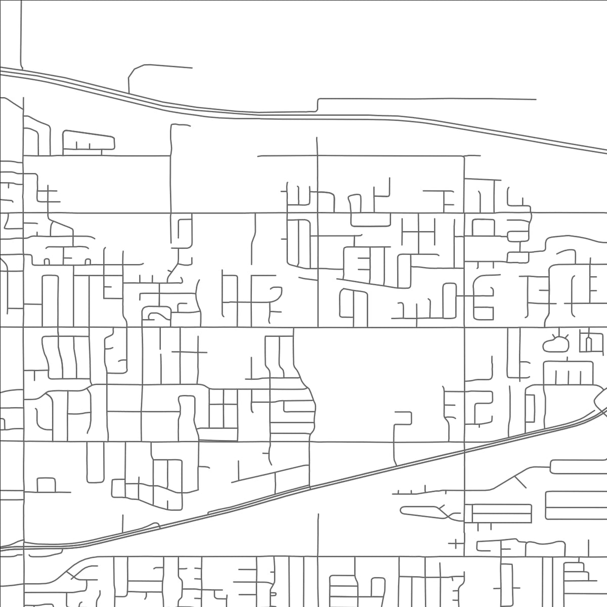 ROAD MAP OF FRUITVALE, COLORADO BY MAPBAKES