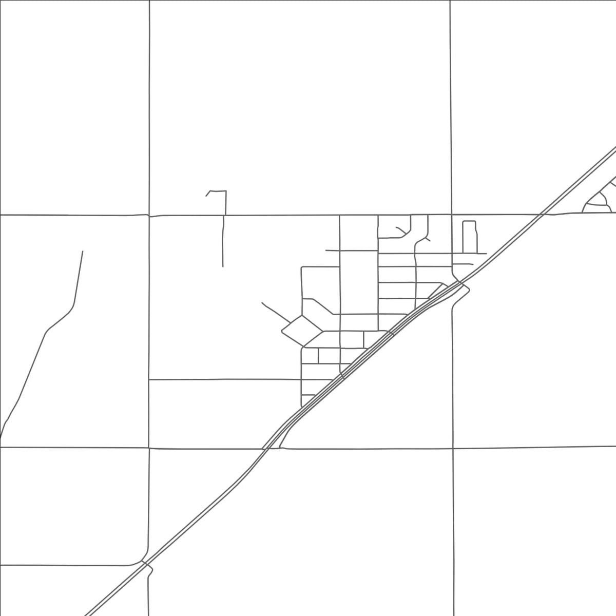 ROAD MAP OF GILCREST, COLORADO BY MAPBAKES